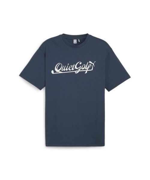 PUMA(PUMA)/メンズ ゴルフ PUMA x QGC スクリプト グラフィック 半袖 Tシャツ/DARKNIGHT