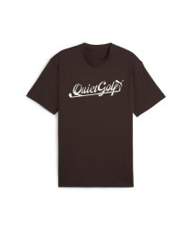 PUMA(PUMA)/メンズ ゴルフ PUMA x QGC スクリプト グラフィック 半袖 Tシャツ/DARKCHOCOLATE