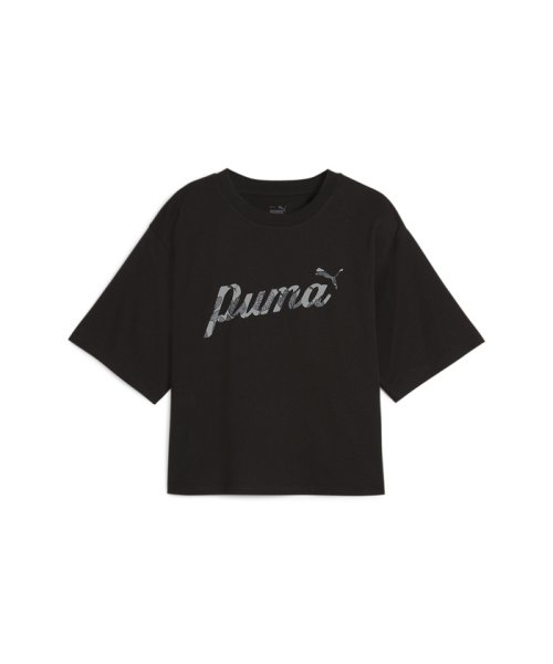 PUMA(PUMA)/ウィメンズ ESS+ ブロッサム グラフィック 半袖 Tシャツ/PUMABLACK