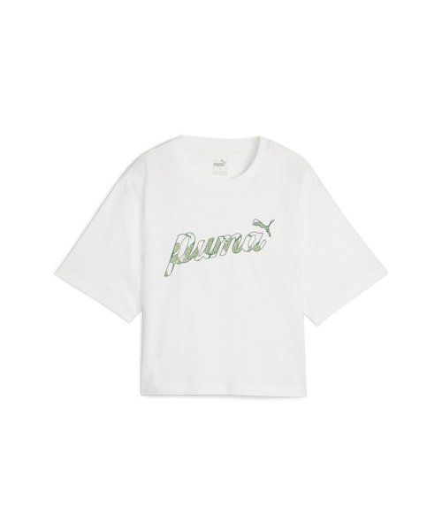 PUMA(PUMA)/ウィメンズ ESS+ ブロッサム グラフィック 半袖 Tシャツ/PUMAWHITE
