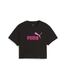 PUMA(プーマ)/キッズ ガールズ ロゴ クロップド 半袖 Tシャツ 120－160cm/PUMABLACK