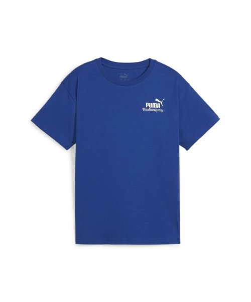 PUMA(プーマ)/キッズ ボーイズ ESSプラス MID 90s グラフィック 半袖 Tシャツ 120－160cm/COBALTGLAZE