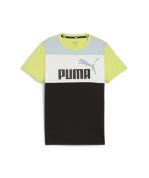 PUMA(プーマ)/キッズ ボーイズ ESS ブロック 半袖 Tシャツ 120－160cm/TURQUOISESURF