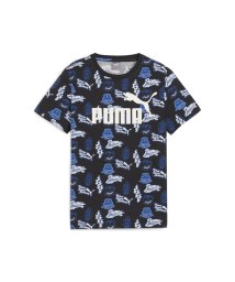 PUMA(プーマ)/キッズ ボーイズ ESSプラス MID 90s AOP 半袖 Tシャツ 120－160cm/PUMABLACK