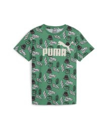 PUMA(プーマ)/キッズ ボーイズ ESSプラス MID 90s AOP 半袖 Tシャツ 120－160cm/ARCHIVEGREEN