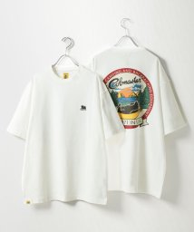 ZIP FIVE(ジップファイブ)/COBMASTER 吸水速乾クマワッペンビッグTシャツ/ホワイト