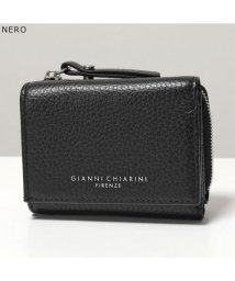 GIANNI CHIARINI(ジャンニキアリーニ)/GIANNI CHIARINI 三つ折り財布 PF W5065 GRN ミニ財布/ブラック