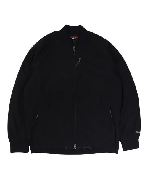 NANGA(ナンガ)/NANGA ナンガ ダウンジャケット ソフト バーシティブルゾン アウター メンズ 防寒 SOFT DOWN VARSITY BLOUSON ブラック グリーン/ブラック