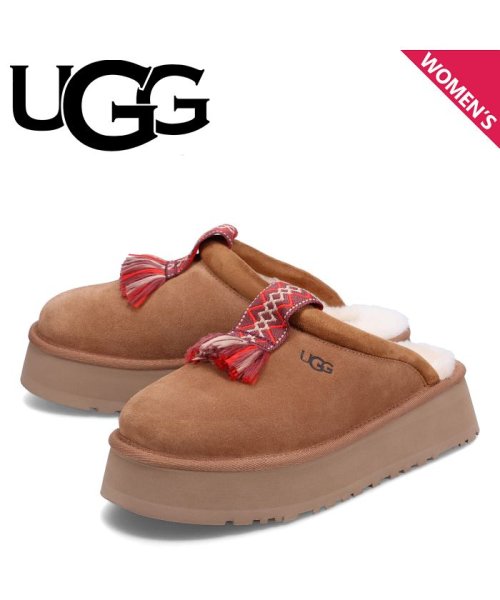 UGG 縁遠い スリッポン タスマン チェスナット ボア アグ 24 25