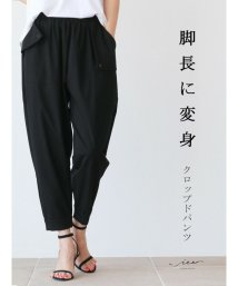 Vieo/脚長に変身 クロップドパンツ/505987455