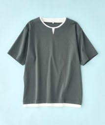 THE SHOP TK/【ブランド定番／1枚でコーデが決まる！】ポンチキーネック半袖Tシャツ/505987659