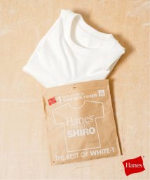 417 EDIFICE/”WEB限定” HANES (ヘインズ)T－SHIRT SHIRO / Tシャツ シロ HM1－X201/505987708