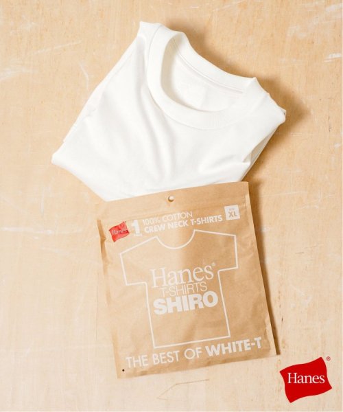 417 EDIFICE(フォーワンセブン　エディフィス)/”WEB限定” HANES (ヘインズ)T－SHIRT SHIRO / Tシャツ シロ HM1－X201/ホワイト