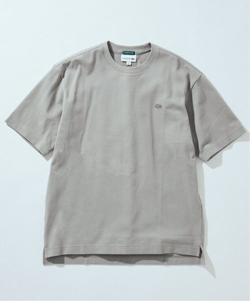 JOURNAL STANDARD(ジャーナルスタンダード)/LACOSTE × JS / 別注 HEAVY PIQUE C/N Tシャツ/グレーA