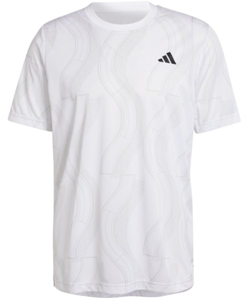 Adidas(アディダス)/adidas アディダス テニス M TENNIS CLUB グラフィック Tシャツ IKL90/ホワイト