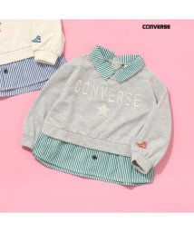 apres les cours(アプレレクール)/CONVERSE シャツレイヤードトップス/グレー