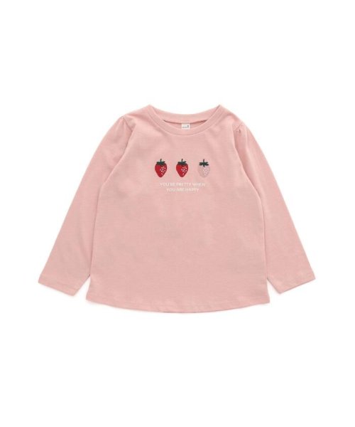 apres les cours(アプレレクール)/4色4柄モチーフTシャツ/ピンク