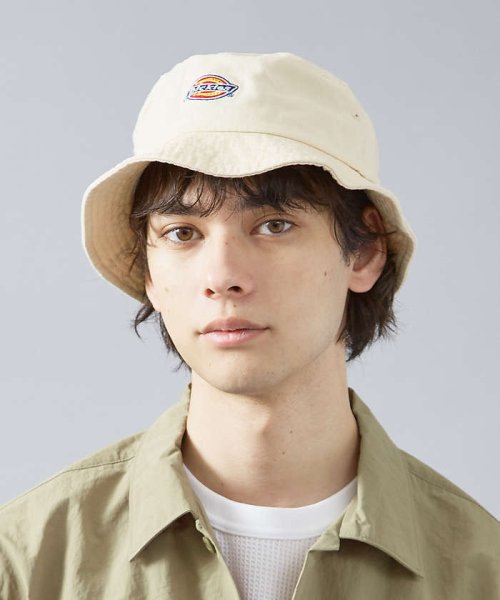 ABAHOUSE(ABAHOUSE)/【DICKIES/ディッキーズ】ICON BUCKET HAT/アイコンロゴバケ/オフホワイト