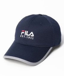 FILA（Hat）(フィラ（ボウシ）)/FLM  LT MESH STRETCH FIT CAP/ネイビー