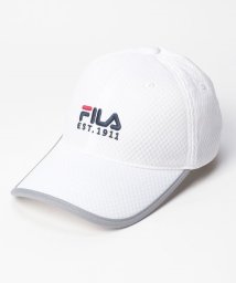 FILA（Hat）(フィラ（ボウシ）)/FLM  LT MESH STRETCH FIT CAP/ホワイト