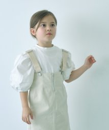 green label relaxing （Kids）(グリーンレーベルリラクシング（キッズ）)/TJ タックスリーブ 5分袖 プルオーバー 110cm－130cm/OFFWHITE