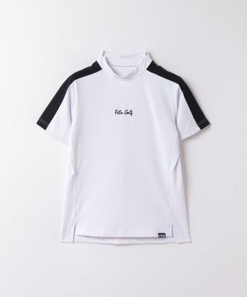 FILA GOLF(フィラゴルフ（レディース）)/FILA GOLF　モックネックシャツ/ホワイト
