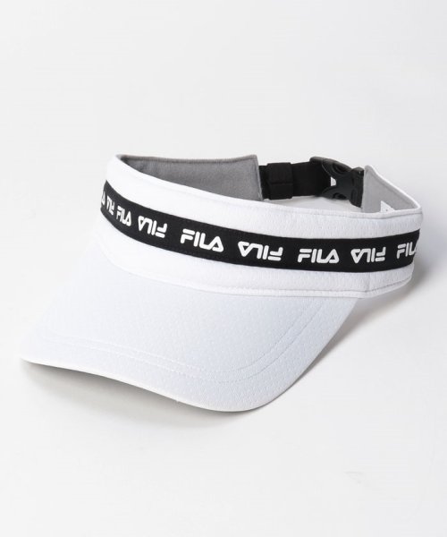 FILA GOLF(フィラゴルフ（レディース）)/FILA GOLF　サンバイザー/ホワイト