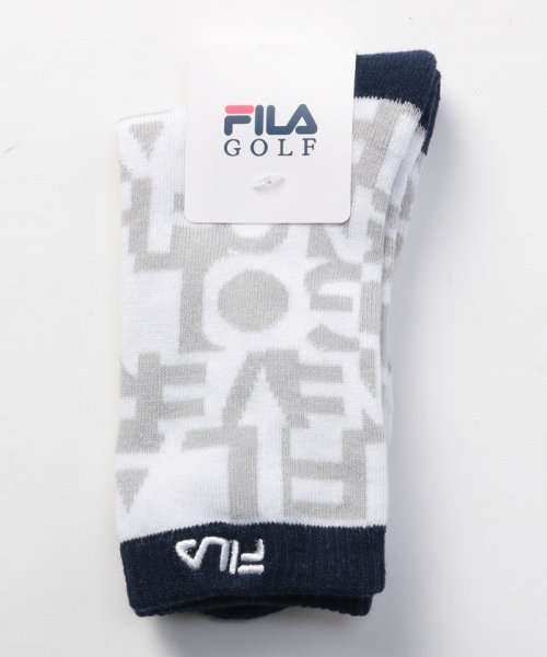 FILA GOLF(フィラゴルフ（レディース）)/FILA GOLF　クルーソックス/ホワイト