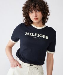 TOMMY HILFIGER/【FUDGE掲載】モノタイプフロッククルーネックTシャツ/505976501