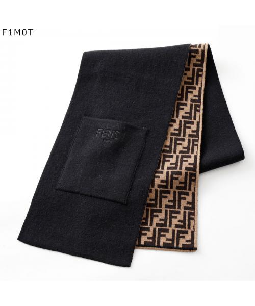 FENDI KIDS マフラー JUQ020 AO29 刺繍ロゴ 無地 FF柄 新着