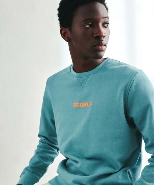 ECOALF MEN(ECOALF MEN)/BRANSON ロゴ スウェット / BRANSON SWEATSHIRT/グリーン