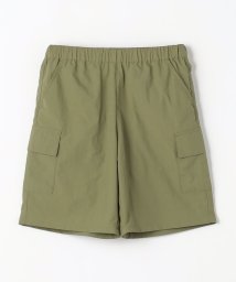 green label relaxing （Kids）(グリーンレーベルリラクシング（キッズ）)/TJ タッサーカーゴ ショートパンツ 100cm－130cm/OLIVE