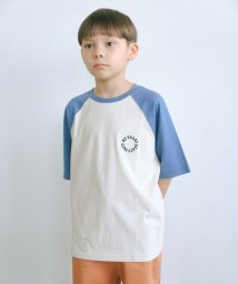 green label relaxing （Kids）(グリーンレーベルリラクシング（キッズ）)/TJ ナンバリング ラグランTシャツ 140cm－160cm/LTBLUE