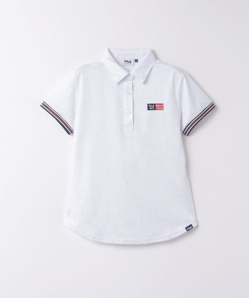 FILA GOLF(フィラゴルフ（レディース）)/FILA GOLF　半袖シャツ/ホワイト