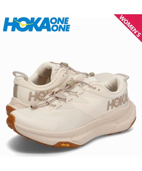 HOKA ONE ONE(ホカオネオネ)/ ホカオネオネ HOKA ONE ONE スニーカー ハイキングシューズ トランスポート レディース 厚底 TRANSPORT ベージュ 1123154/その他