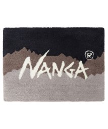 NANGA(ナンガ)/ NANGA ナンガ ラグ ラグマット 洗える 厚い ウォッシャブル リッジライン グラデーション RIDGELINE GRADATION RUG ブラック ベ/ブラック