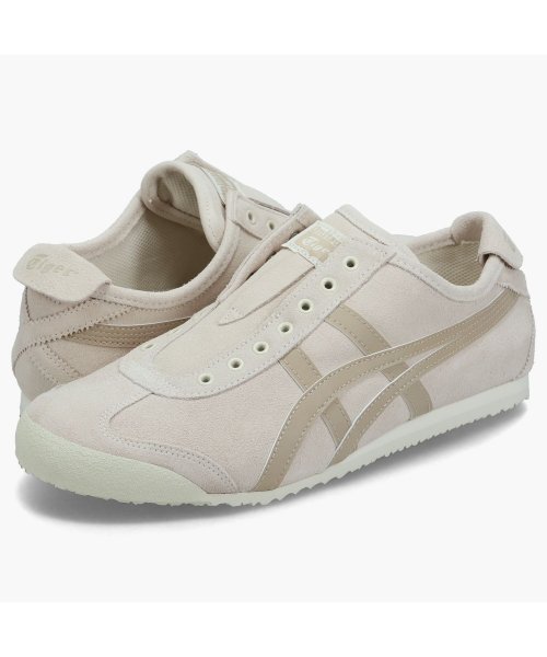 オニツカタイガー Onitsuka Tiger メキシコ66 スリッポン スニーカー メンズ レディース MEXICO 66 SLIP－ON ベージュ 118 Tiger MEXICO オニツカタイガー Onitsuka