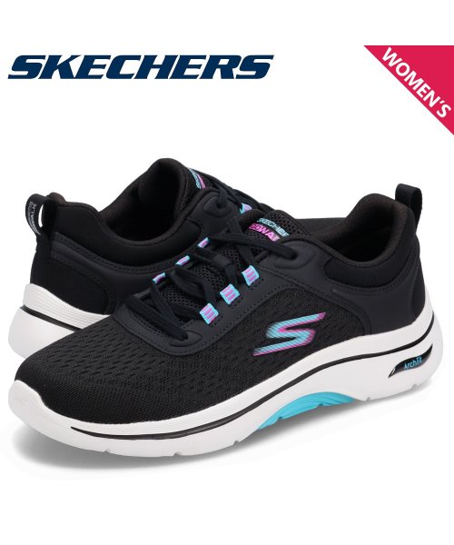 SKECHERS(スケッチャーズ)/ スケッチャーズ SKECHERS ゴーウォーク アーチフィット 2.0 スニーカー レディース GO WALK ARCH FIT 2.0 ブラック 黒 125/その他