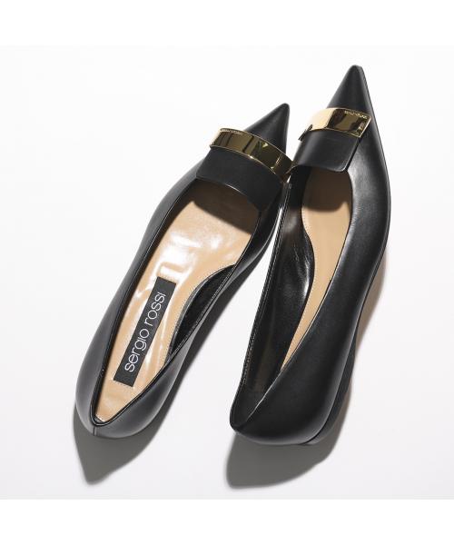 sergiorossi】『36』セルジオロッシ レースアップパンプス