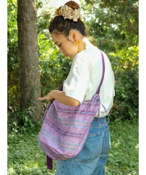 CRAFT STANDARD BOUTIQUE(クラフトスタンダードブティック)/＜PENDLETON × YURIE＞CIRCLE UTILITY BAG/ラベンダー