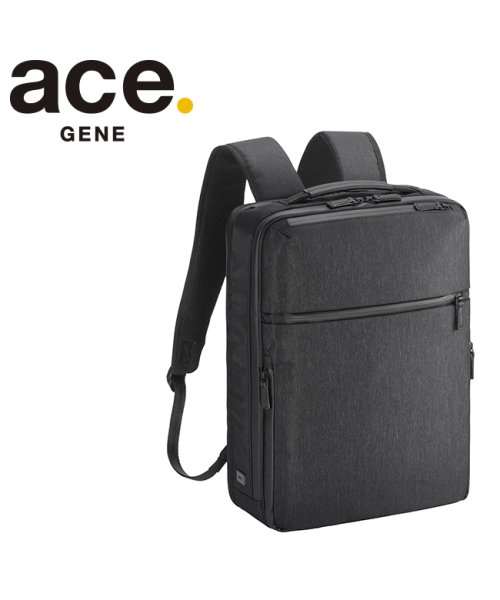 ace.GENE(ジーンレーベル)/エース ジーンレーベル ビジネスリュック ビジネスバッグ メンズ ブランド A4 B4 14L PC 14インチ ace. GENE 68292/ブラック