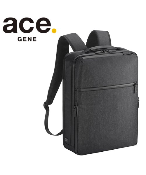 ace.GENE(ジーンレーベル)/エース ジーンレーベル ビジネスリュック ビジネスバッグ メンズ ブランド A4 B4 16L PC 15.6インチ ace. GENE 68293/ブラック