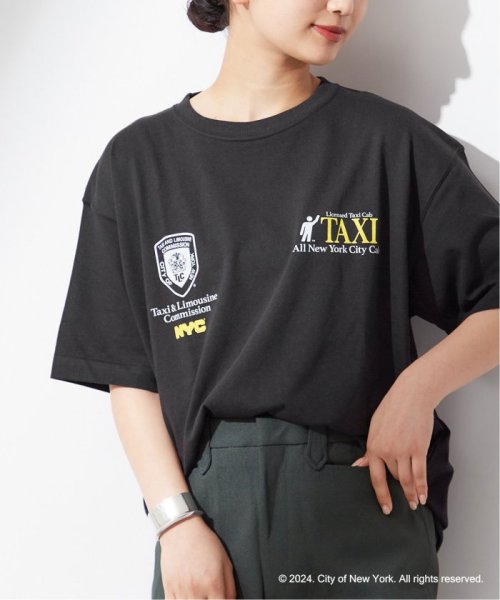 journal standard  L'essage (ジャーナルスタンダード　レサージュ)/《別注》【NYC×GOOD ROCK SPEED 】TAXI CAB T SHIRTS：Tシャツ/ブラック