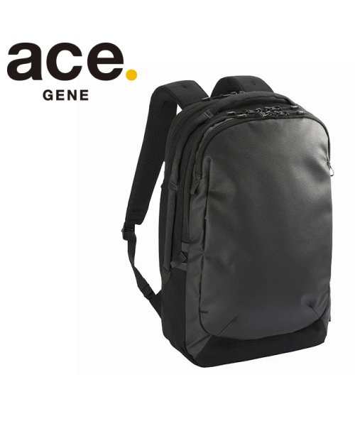 ace.GENE(ジーンレーベル)/エース ジーンレーベル ビジネスリュック メンズ 50代 40代 拡張 2気室 19L/24L A4 ビジネスバッグ ラグレンティス ace. GENE 683/ブラック
