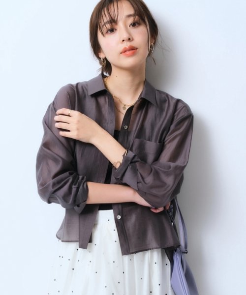 シアーショートシャツ(505989641) | ジャスグリッティー(JUSGLITTY  