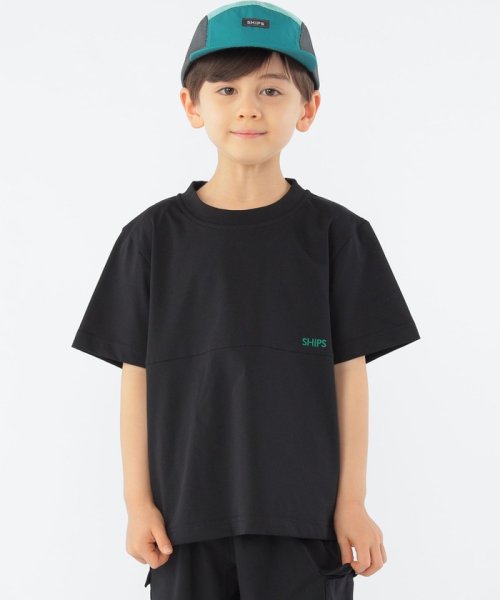 SHIPS KIDS(シップスキッズ)/SHIPS KIDS:100～130cm /〈UVカット/吸水速乾〉ドライタッチ プルオーバー/ブラック