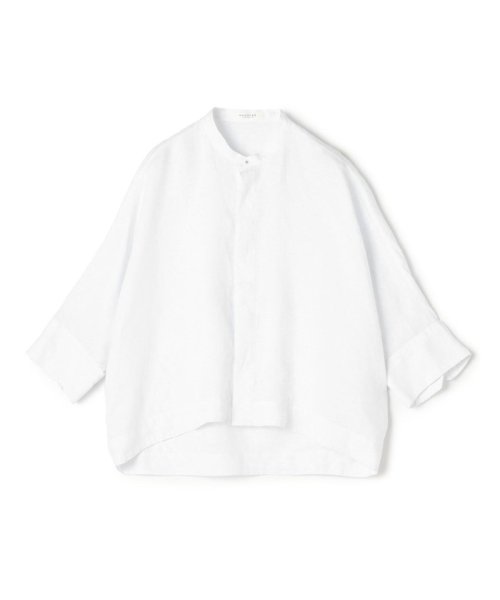 MACPHEE(MACPHEE)/リネンシャーティング クロップドシャツ/11ホワイト