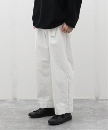 EDIFICE(エディフィス)/【TATAMASS / タタマス】SELVAGE DENIM BELT PANTS/ホワイト