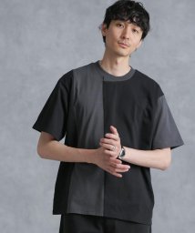 nano・universe/デザイン切替クルーネックTシャツ/505877209