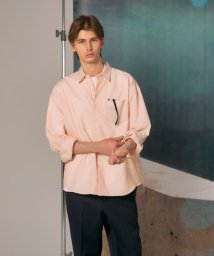 URBAN RESEARCH(アーバンリサーチ)/ALBINI LINEN OVER SHIRTS/PINK